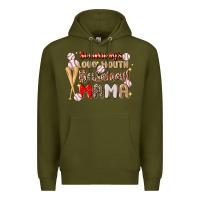 Army Green somebody's loud mouth baseball Premium Hoodie - JahusDesignShop