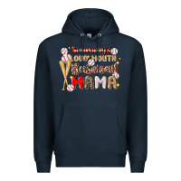 Navy somebody's loud mouth baseball Premium Hoodie - JahusDesignShop