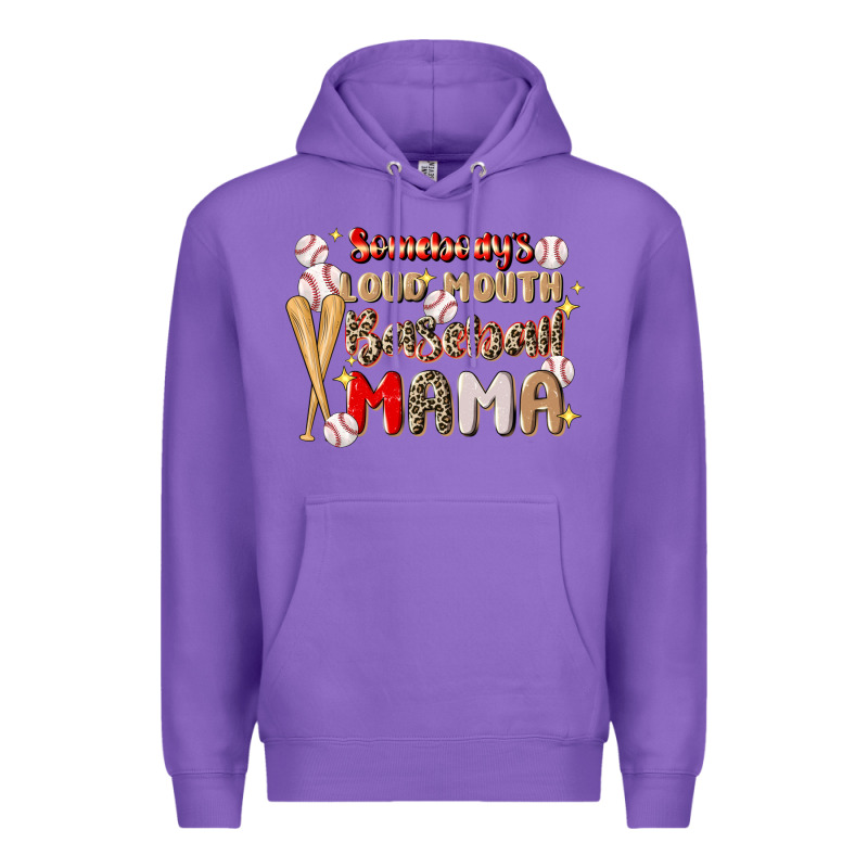 Somebody's Loud Mouth Baseball Premium Hoodie by JahusDesignShop | Teevron