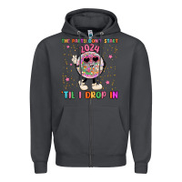 Smoke the party don t start til i drop in Zipper Hoodie - MaliasSmallBusiness
