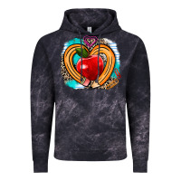 Cloud Black teacher heart pen Vintage Hoodie - AdoDesignShop