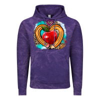 Cloud Purple teacher heart pen Vintage Hoodie - AdoDesignShop