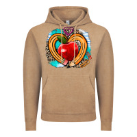 Vintage Coffee teacher heart pen Vintage Hoodie - AdoDesignShop