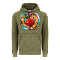 Vintage Olive teacher heart pen Vintage Hoodie - AdoDesignShop
