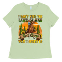 Matcha western rodeo Ladies Tee - texasbilliewilder