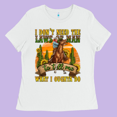 Ladies Tee western rodeo