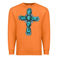 Carrot western Gemstone cross Premium Sweatshirt - Artiststas