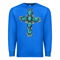 True Royal western Gemstone cross Premium Sweatshirt - Artiststas