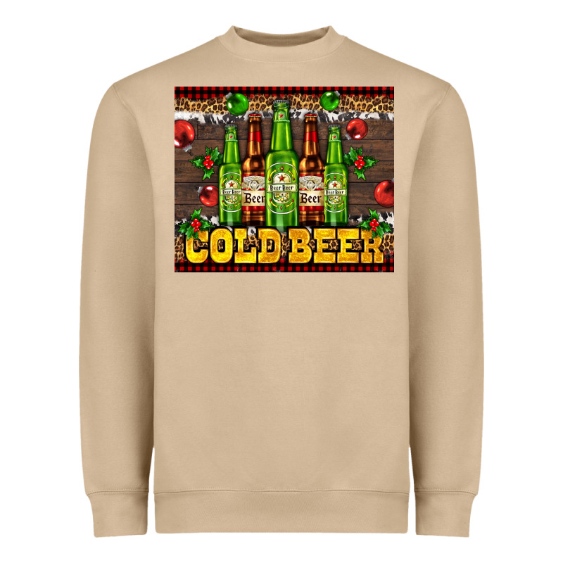 Cold Beer With Beer Bottles Heavyweight Sweatshirt by AdoDesignShop | Teevron