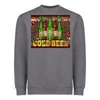 Storm cold beer with beer bottles Heavyweight Sweatshirt - AdoDesignShop