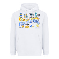 White down right amazing Heavyweight Hoodie - Artiststas