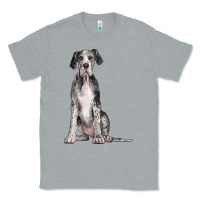 Heather Grey Great Dane Dog Classic Tee - LillyAllenDesigns