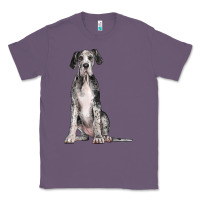 Lavender Great Dane Dog Classic Tee - LillyAllenDesigns