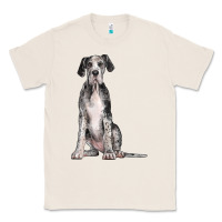 Natural Great Dane Dog Classic Tee - LillyAllenDesigns