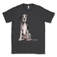 Smoke Great Dane Dog Classic Tee - LillyAllenDesigns