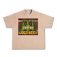 Burro cold beer with beer bottles Urban Heavy Tee - AdoDesignShop