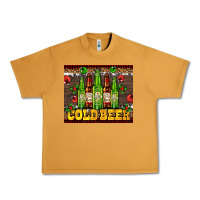 Peanut Butter cold beer with beer bottles Urban Heavy Tee - AdoDesignShop