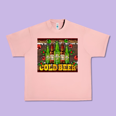 Cold Beer With Beer Bottles Urban Heavy Tee Designed By Adodesignshop