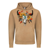 Vintage Camel Fall Bull Skull Vintage Hoodie - RanaPortraitStore