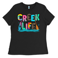 Black creek life kayaking Ladies Tee - Zillion Design Studio