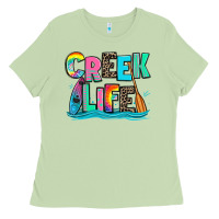 Matcha creek life kayaking Ladies Tee - Zillion Design Studio