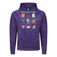 Cloud Purple nurse god says i am  nurse elements Vintage Hoodie - AdoDesignShop