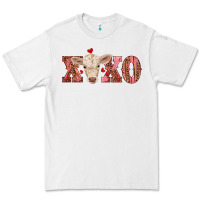 White xoxo charolais calf Premium Tee - RanaPortraitStore