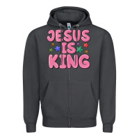 Smoke jesus is king Zipper Hoodie - MaliasSmallBusiness