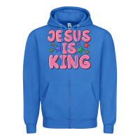 True Royal jesus is king Zipper Hoodie - MaliasSmallBusiness