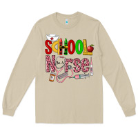 Mushroom School Nurse Long Sleeve Tee - LillyAllenDesigns
