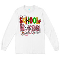 White School Nurse Long Sleeve Tee - LillyAllenDesigns