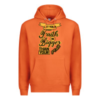 Carrot Let your Faith Be Bigger than your fear Premium Hoodie - Bettercallsaul