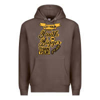 Coffee Let your Faith Be Bigger than your fear Premium Hoodie - Bettercallsaul