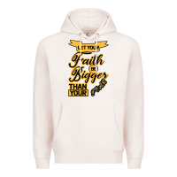 Pale Pink Let your Faith Be Bigger than your fear Premium Hoodie - Bettercallsaul