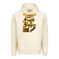 Tofu Let your Faith Be Bigger than your fear Premium Hoodie - Bettercallsaul