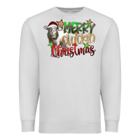 Dove Grey merry cluckin christmas Premium Sweatshirt - SublimationCraftShop