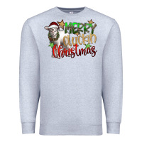 Heather Grey merry cluckin christmas Premium Sweatshirt - SublimationCraftShop