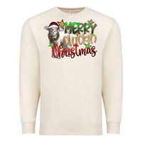 Sandshell merry cluckin christmas Premium Sweatshirt - SublimationCraftShop