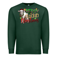 Sports Green merry cluckin christmas Premium Sweatshirt - SublimationCraftShop