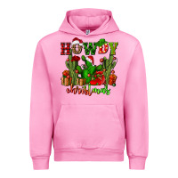 Fuchsia Pink howdy christmas with cactusses Urban Hoodie - CowGirlArtShop