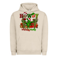 Pigment French Oak howdy christmas with cactusses Urban Hoodie - CowGirlArtShop