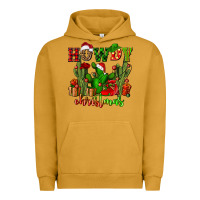 Pigment Peanut Butter howdy christmas with cactusses Urban Hoodie - CowGirlArtShop
