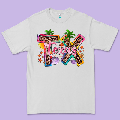 Texas Summer Premium Tee Designed By Zillion Design Studio