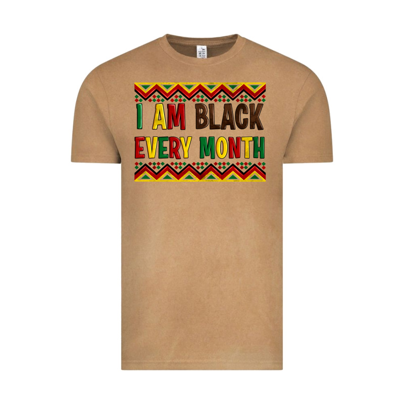 I Am Black Every Month Vintage Tee by Artiststas | Teevron