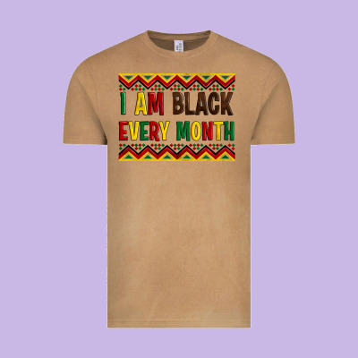 I Am Black Every Month Vintage Tee Designed By Artiststas