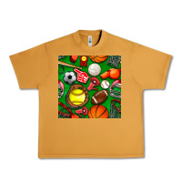 Peanut Butter physical education class seamless pattern Urban Heavy Tee - BundleAndBundleShop