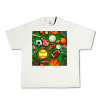 Pistachio physical education class seamless pattern Urban Heavy Tee - BundleAndBundleShop