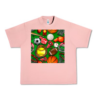 Salmon physical education class seamless pattern Urban Heavy Tee - BundleAndBundleShop