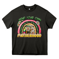 Asphalt mind your own motherhood Heavy Core Tee - Zillion Design Studio