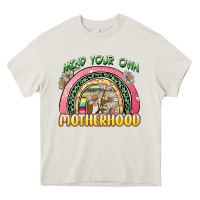 Cream mind your own motherhood Heavy Core Tee - Zillion Design Studio